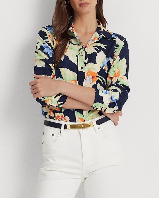 Imagen 0 de Camisa de mujer crepé con flores