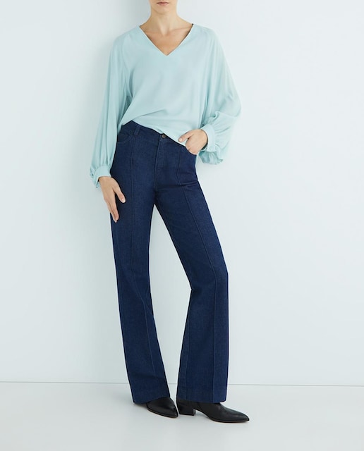 Imagen 0 de Blusa satinada con viscosa