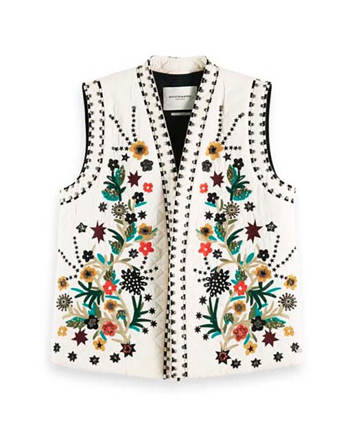 Chaleco bordado