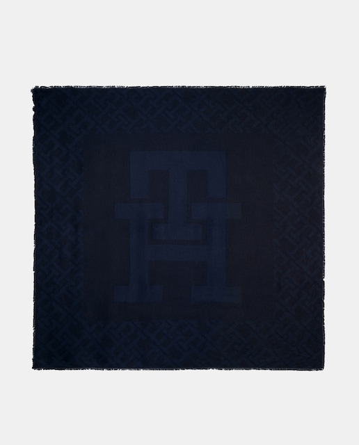 Imagen 0 de Pañuelo con estampado Monogram TH en contraste.