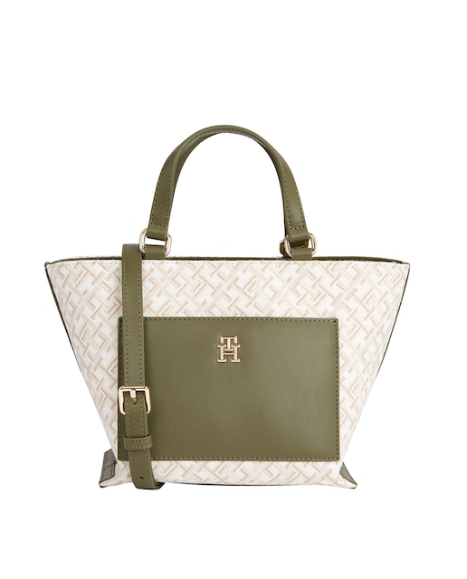 Imagen 0 de Bolso mini tote con monograma