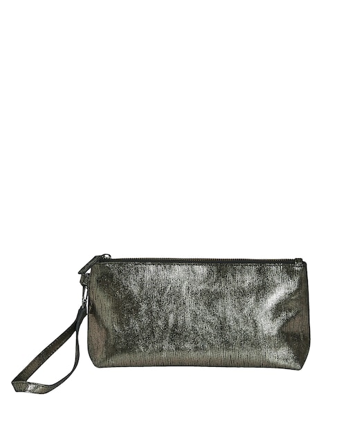 Imagen 0 de Bolso de mano de mujer metalizado