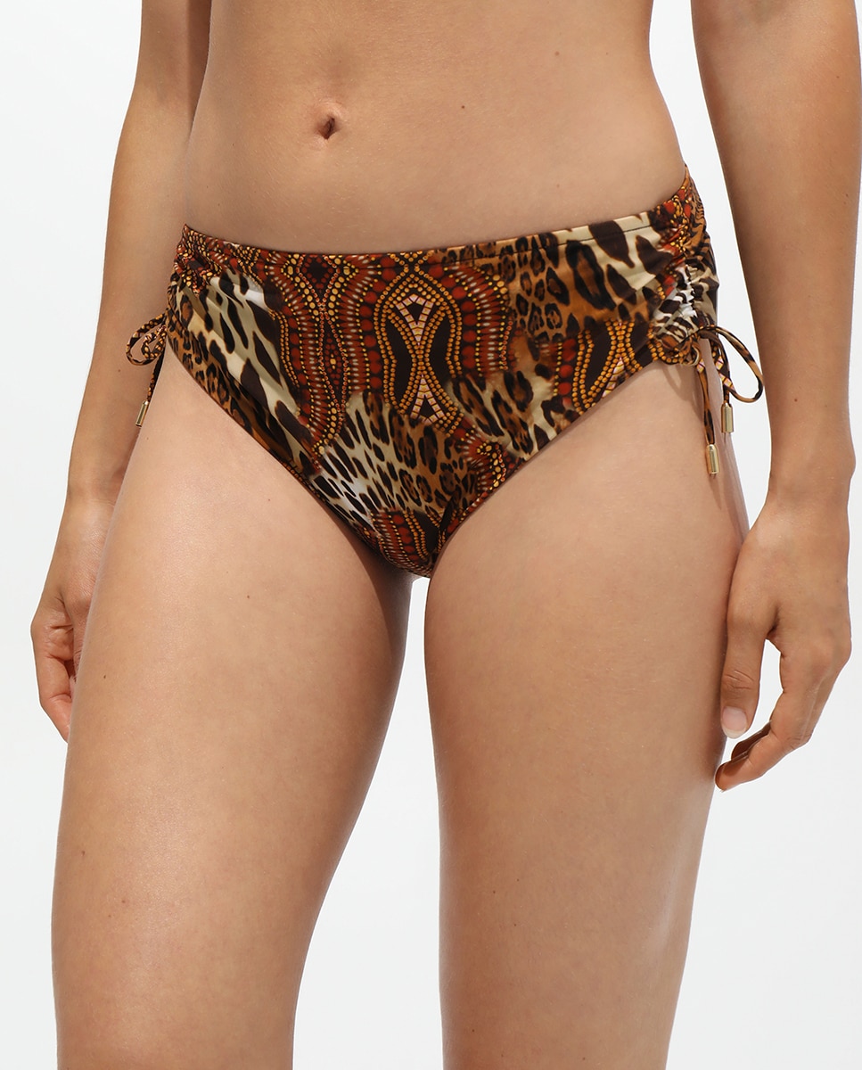 Imagen 0 de Braga de bikini alta animal print fibras recicladas