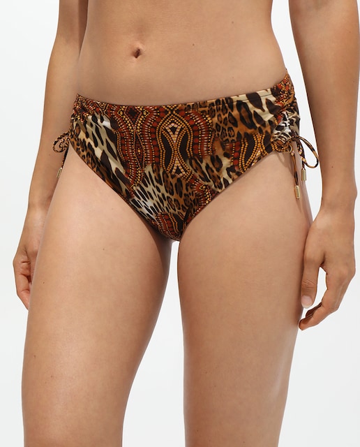 Imagen 0 de Braga de bikini alta animal print fibras recicladas