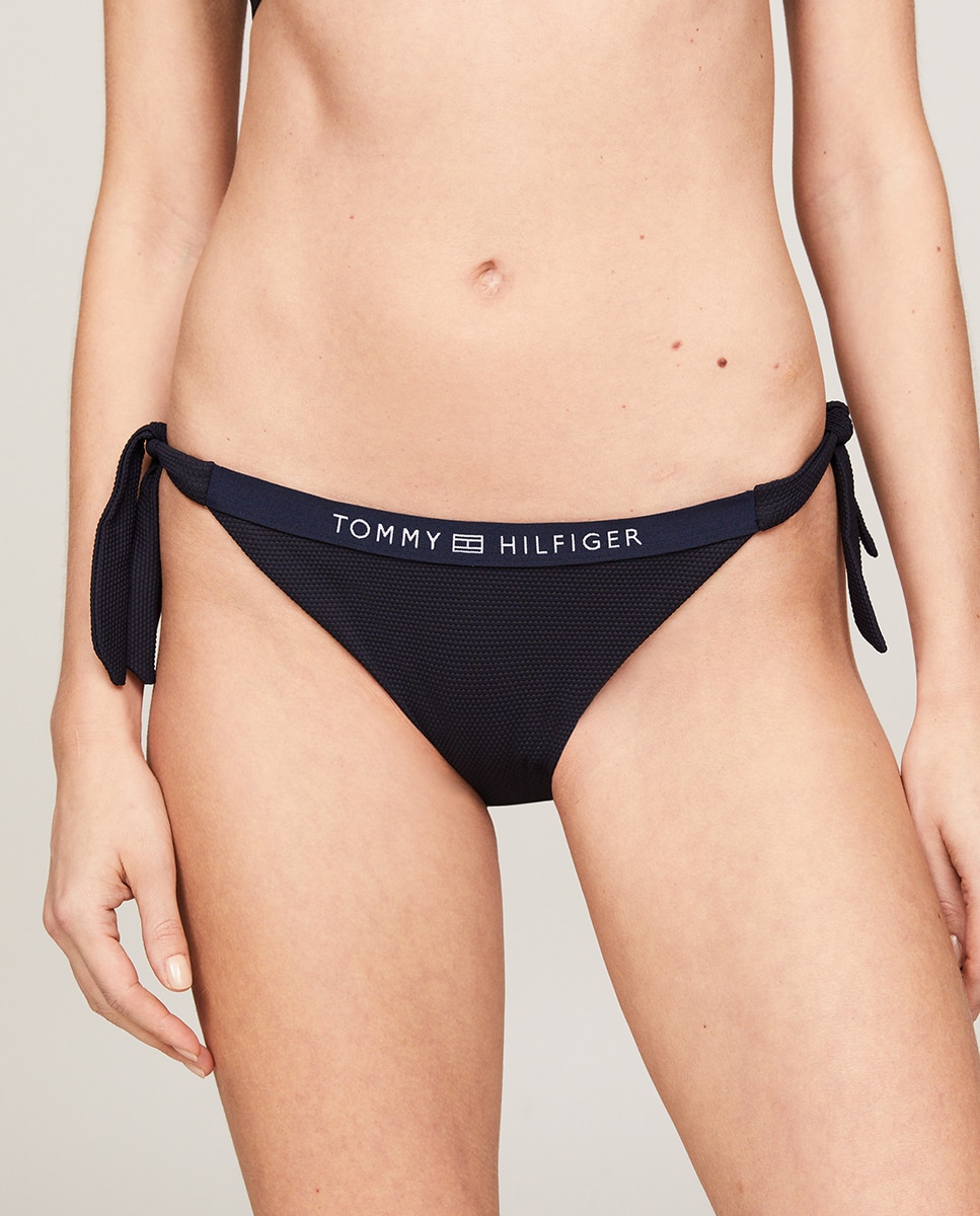 Imagen 0 de Braga bikini lisa con lazo
