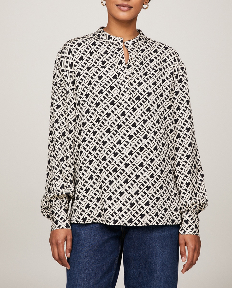 Imagen 0 de Blusa de mujer fluida manga larga