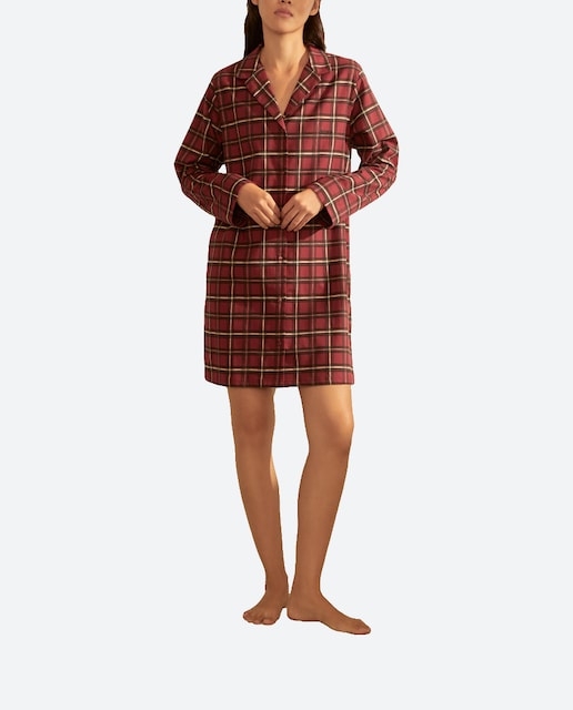 Imagen 0 de Camisa larga de pijama de mujer