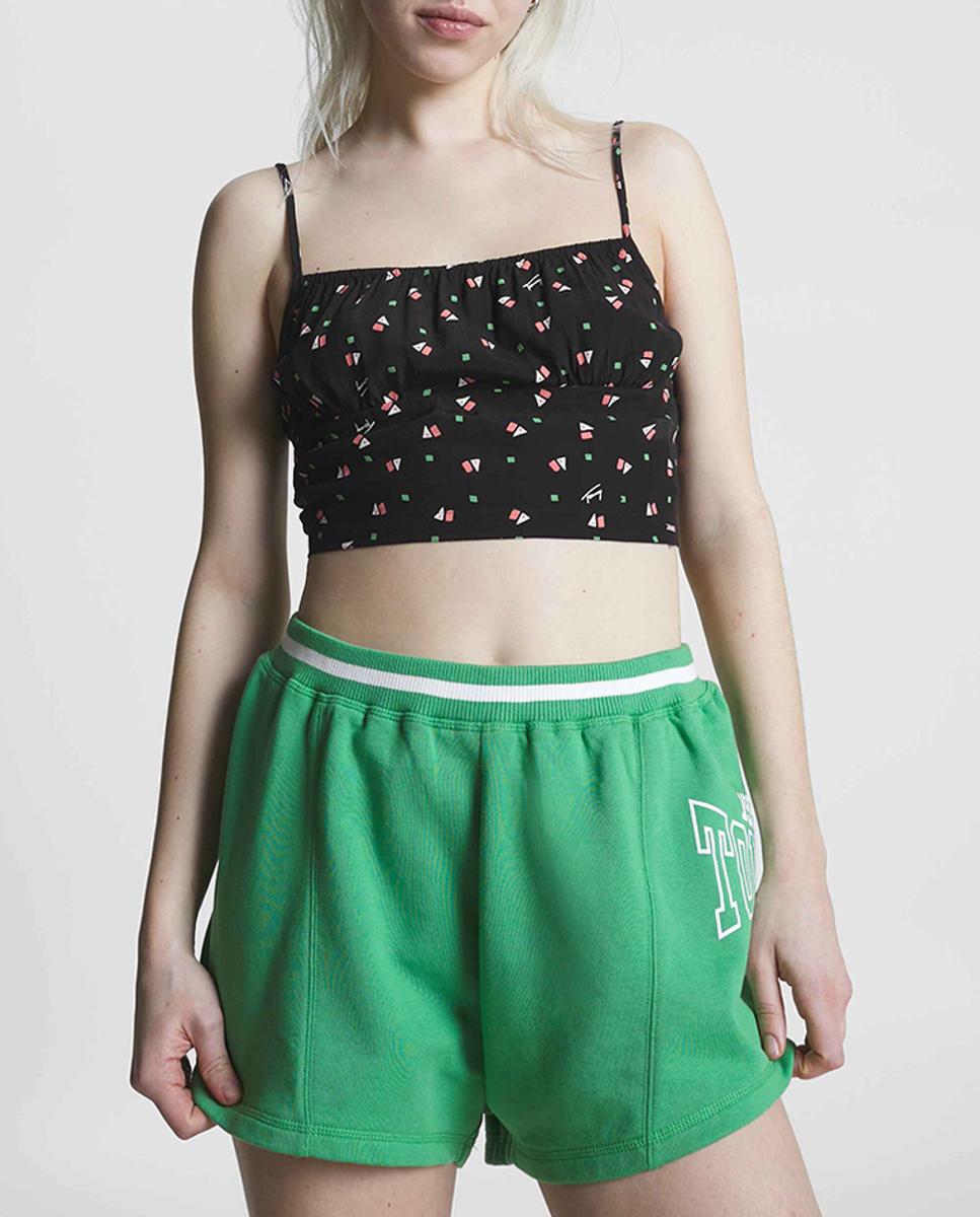 Imagen 0 de Top de mujer de tirantes con estampado geométrico