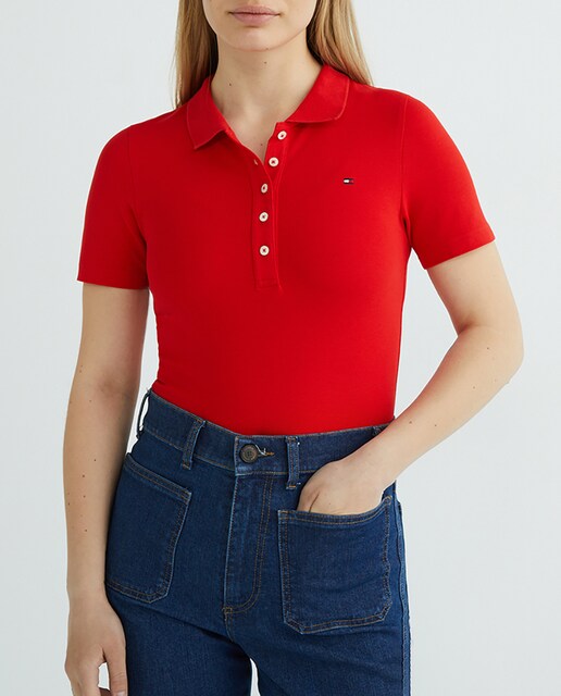 Imagen 0 de Polo de mujer entallado manga corta