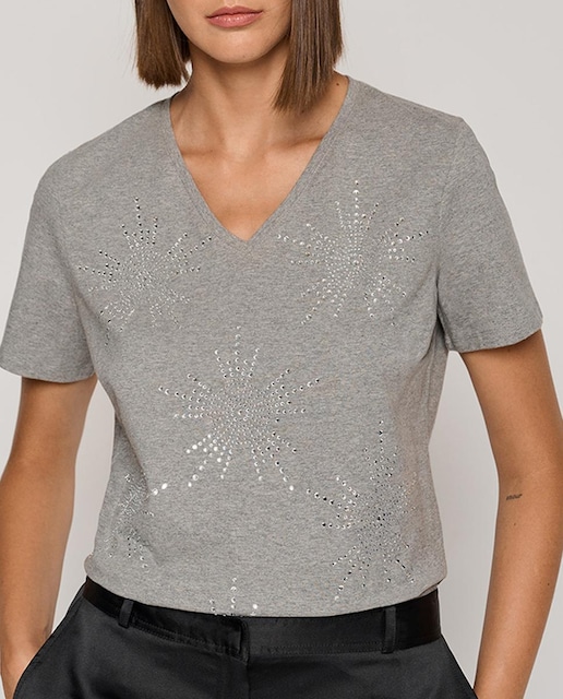 Imagen 0 de Camiseta de mujer con estrellas