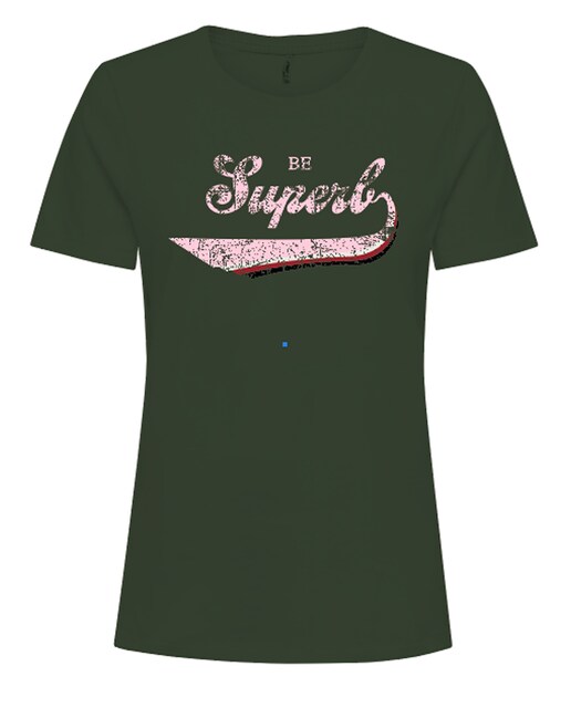 Camiseta de mujer con dibujo frontal