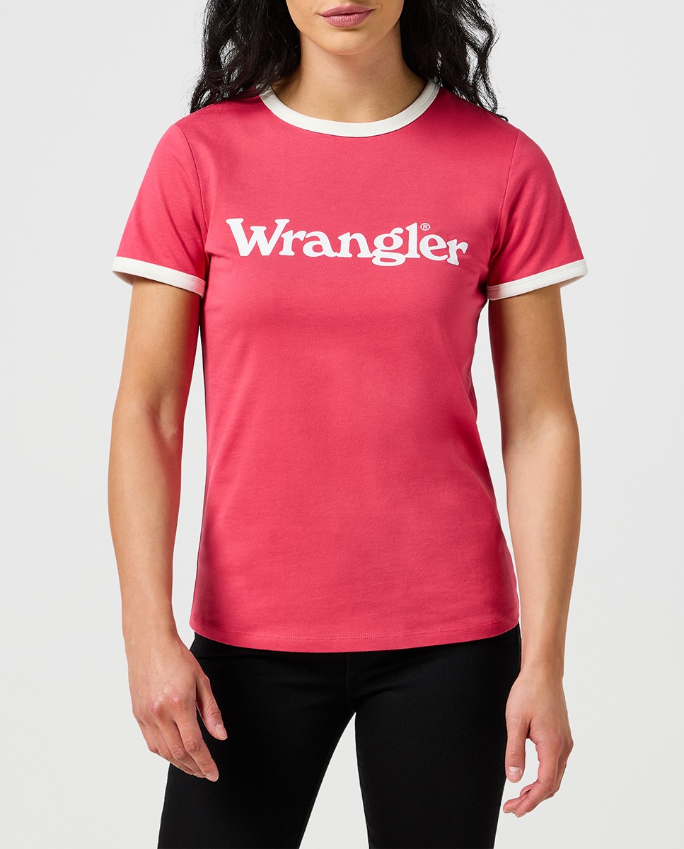 Imagen 0 de Camiseta ribeteada de manga corta