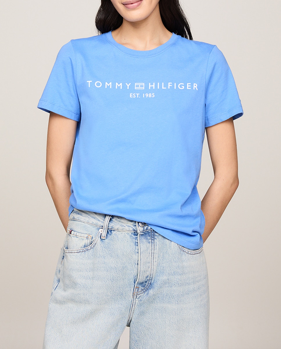 Imagen 0 de Camiseta de mujer manga corta y cuello redondo