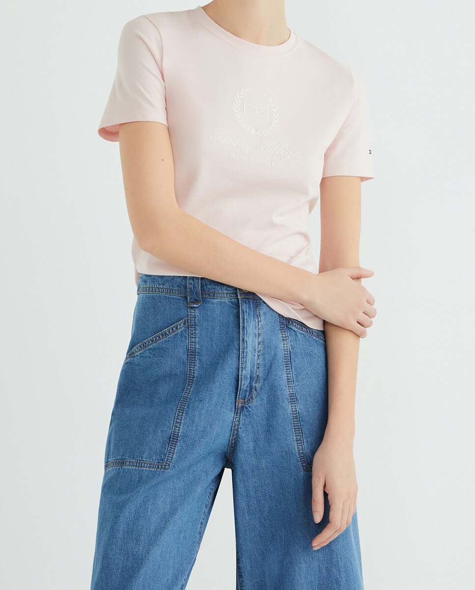 Imagen 0 de Camiseta de mujer entallada manga corta
