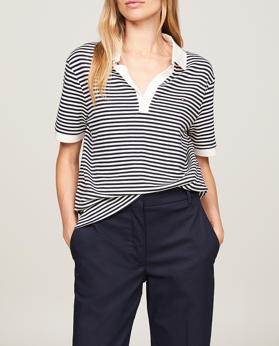 Imagen 0 de Polo de mujer relaxed manga corta