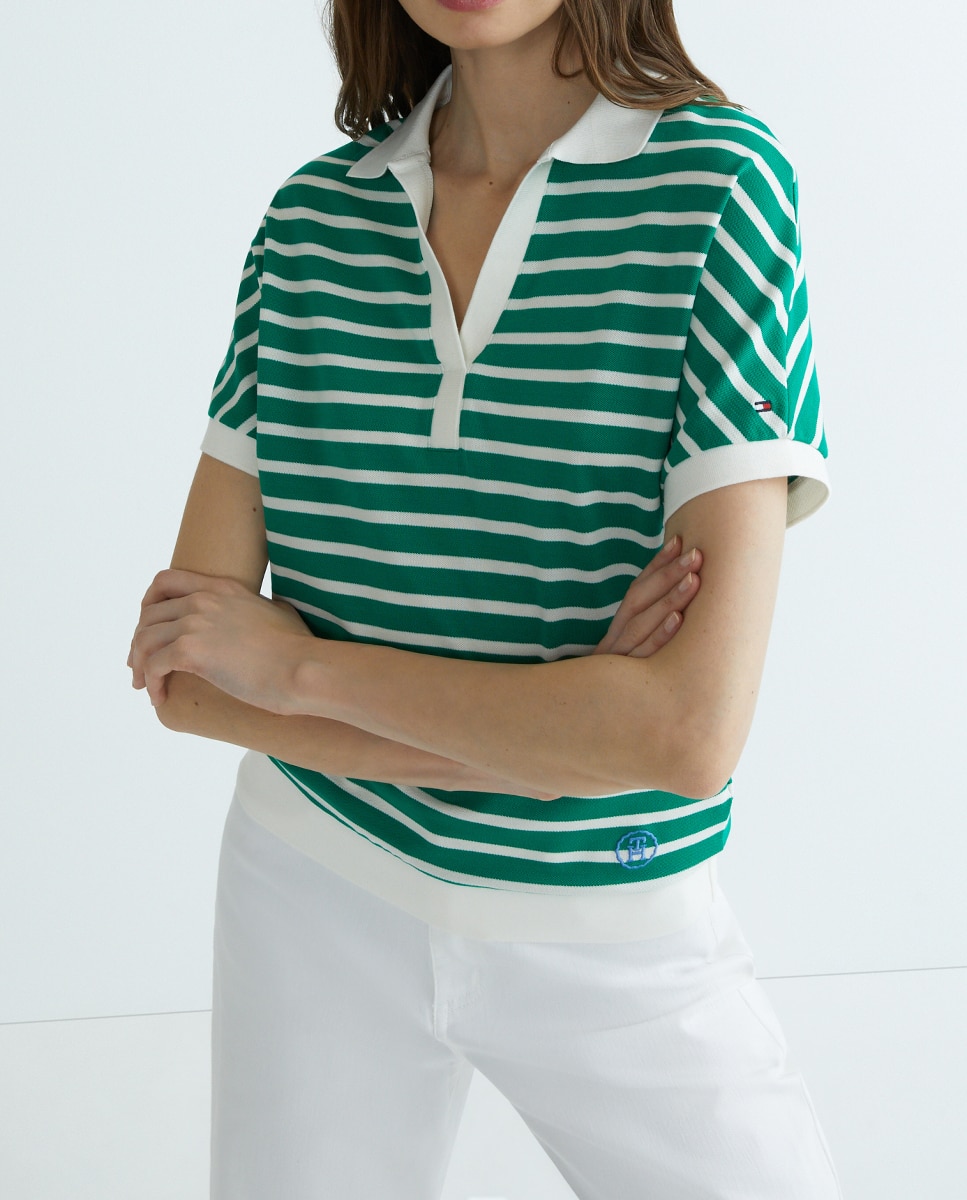 Imagen 0 de Polo de mujer relaxed manga corta