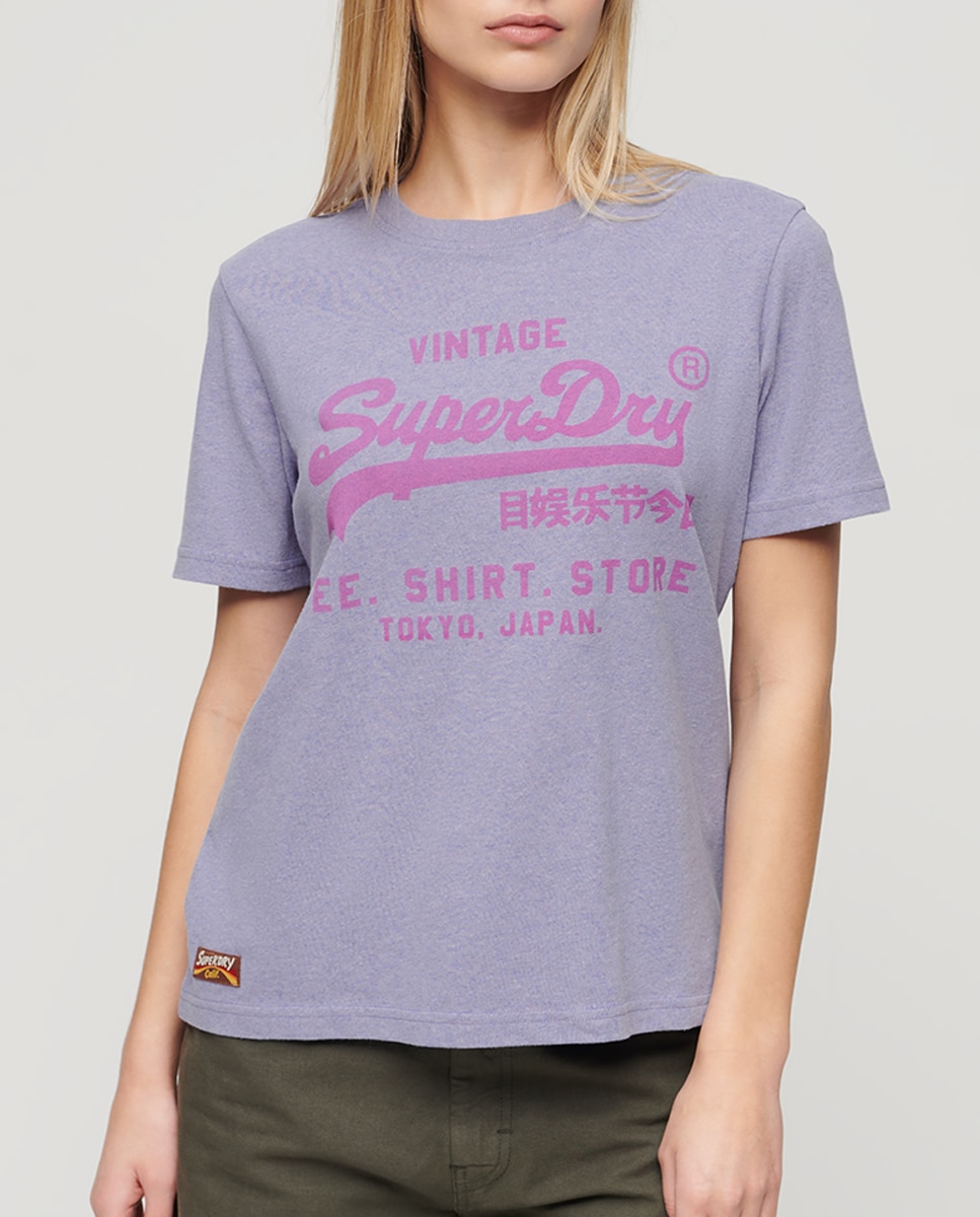 Imagen 0 de Camiseta de mujer de corte relajado Heritage con logo vintage