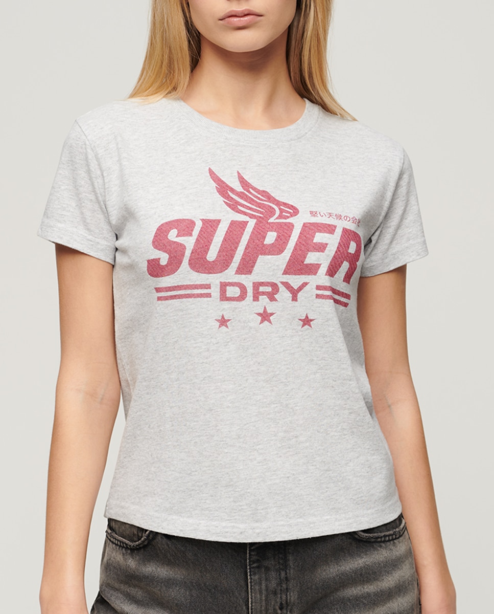 Imagen 0 de Camiseta de mujer con estampado Archive Kiss