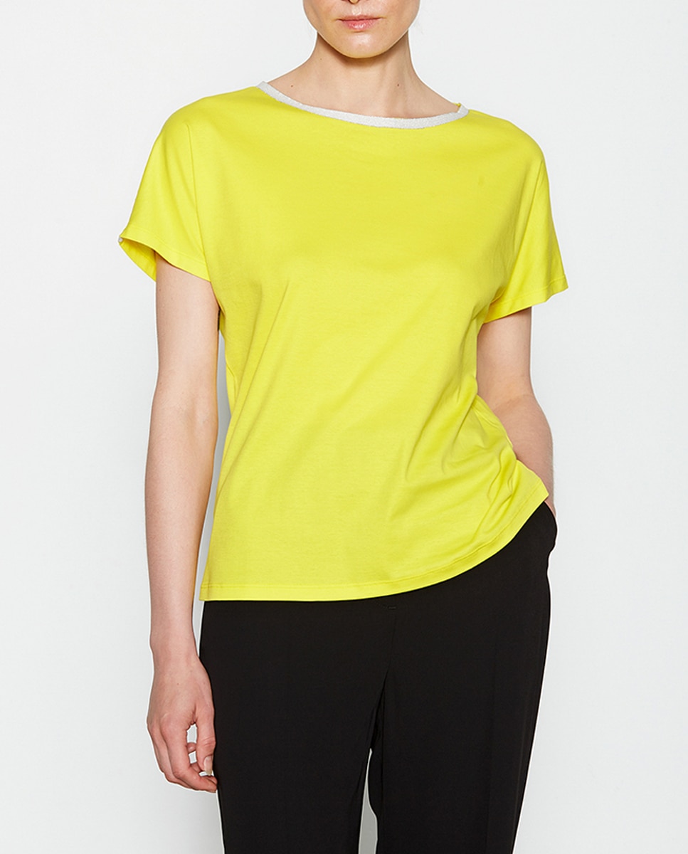 Imagen 0 de Camiseta de mujer cuello barca