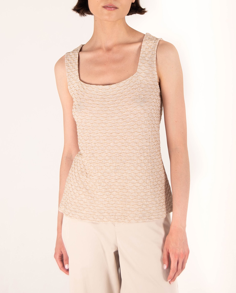 Imagen 0 de Camiseta de mujer cuello cuadrado