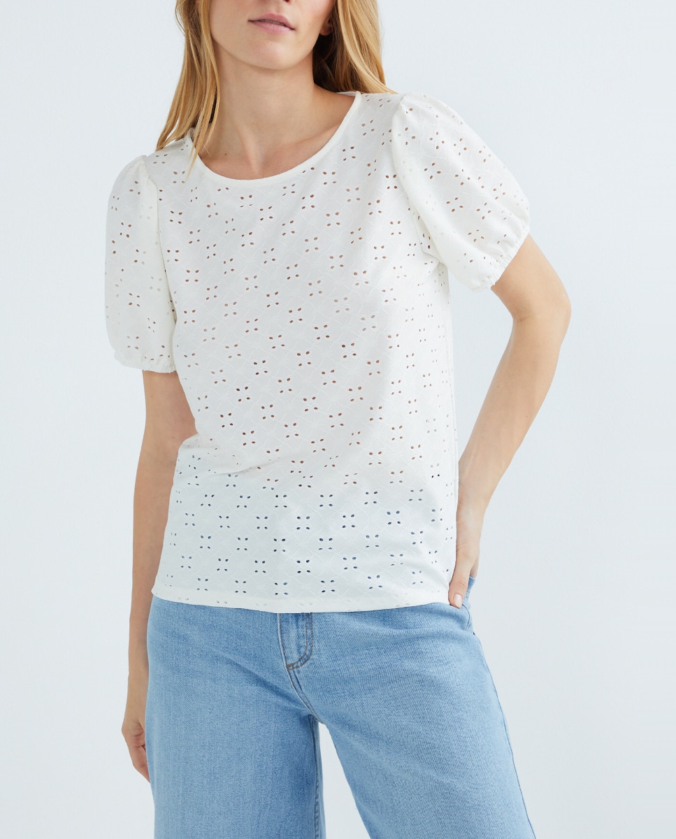 Imagen 0 de Camiseta de mujer cuello redondo
