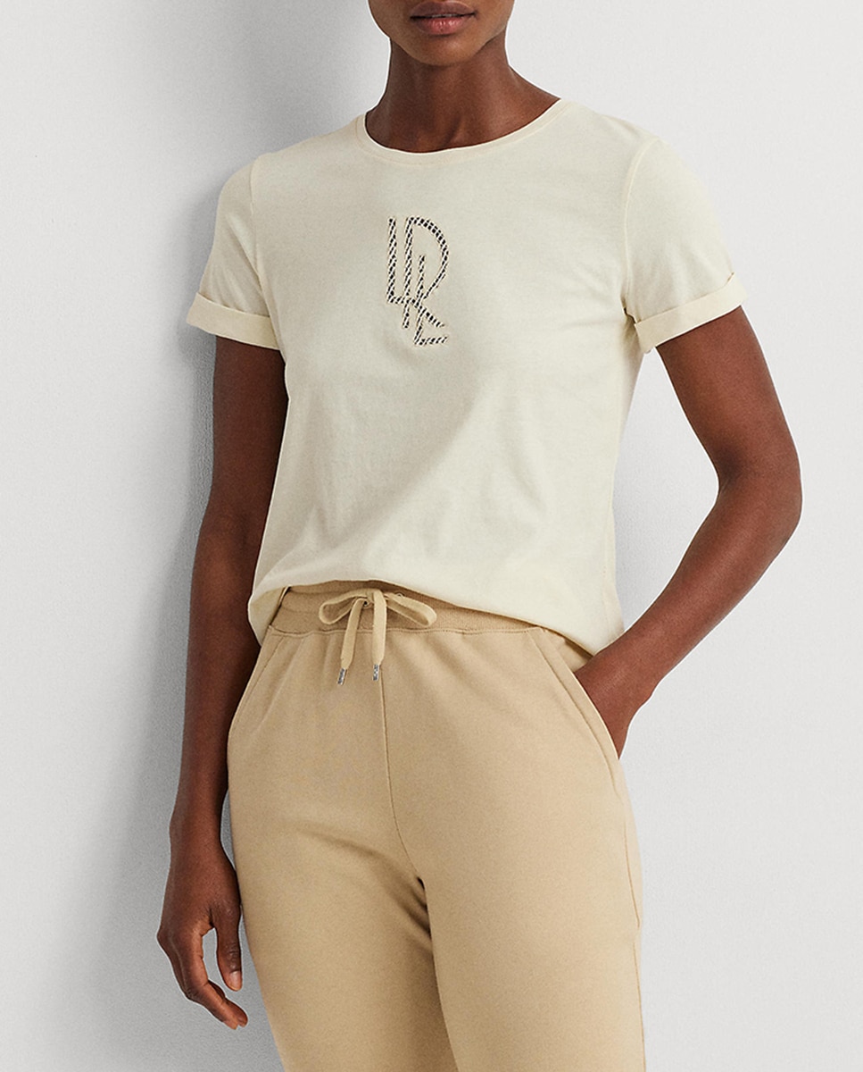 Imagen 0 de Camiseta de mujer de manga corta con logo LRL