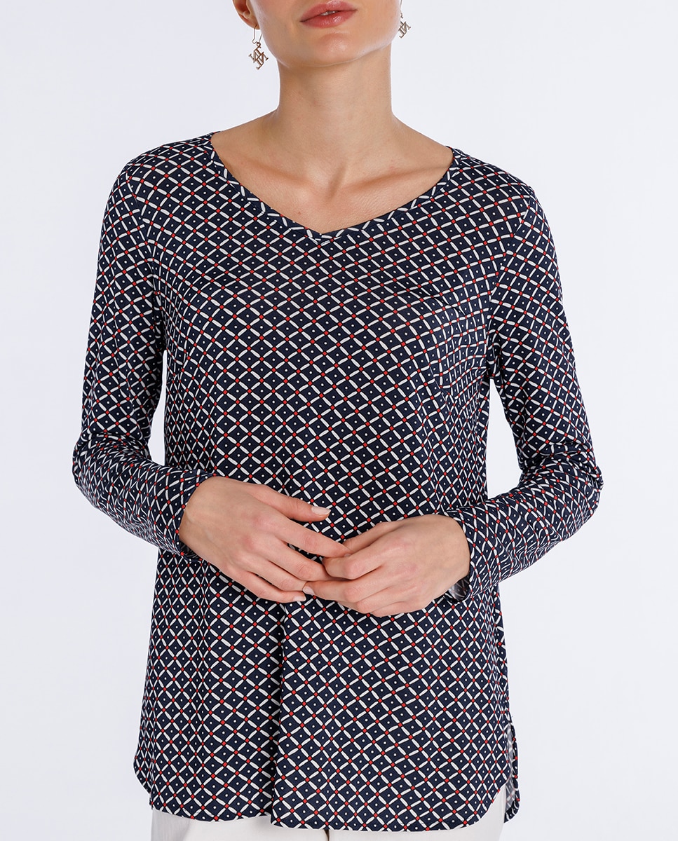 Imagen 0 de Camiseta estampada de mujer
