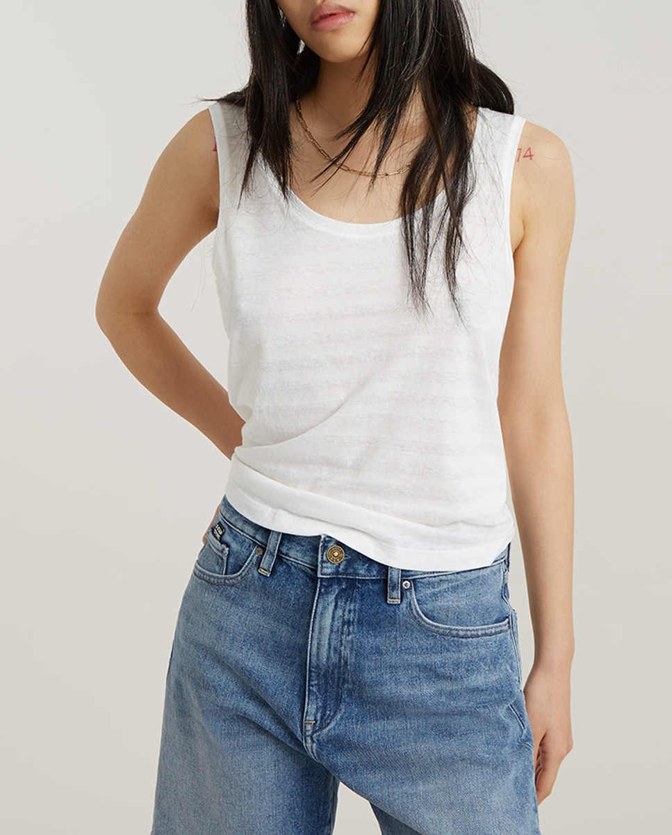 Imagen 0 de Camiseta sin mangas Optic Slim de mujer