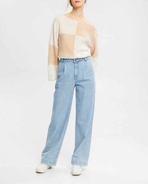 Imagen 0 de Jersey de mujer color block con alpaca