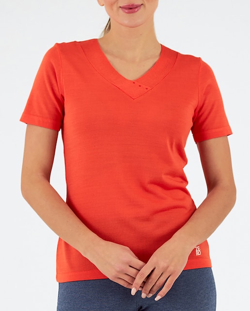 Imagen 0 de Jersey de mujer cuello pico manga corta