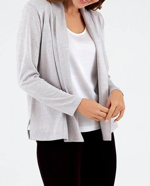 Imagen 0 de Chaqueta de mujer de punto abierta