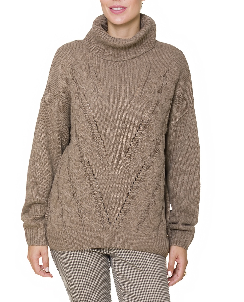 Jersey con cuello Tostado — oferta en Primeriti