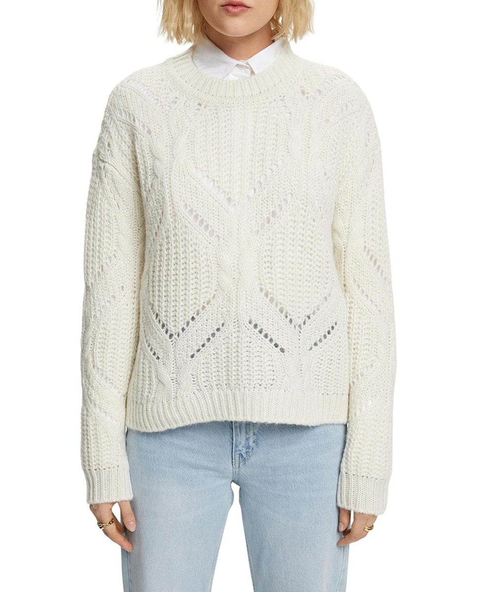 Jersey de mujer calados con lana — oferta en Primeriti