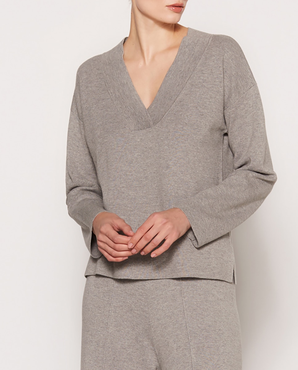 Imagen 0 de Jersey de mujer de cuello pico