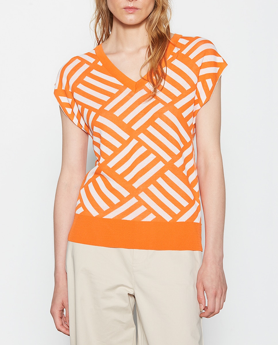 Imagen 0 de Jersey de mujer cuello pico