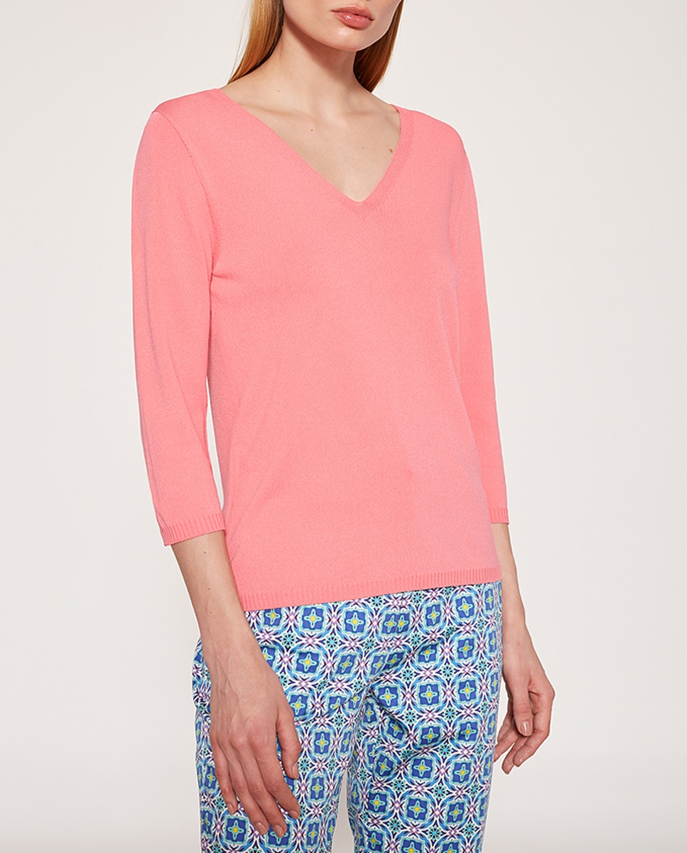 Imagen 0 de Jersey de mujer cuello pico