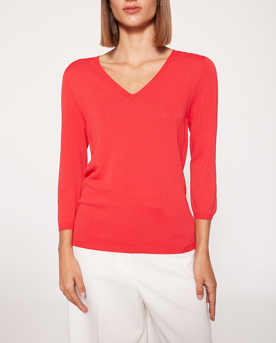 Imagen 0 de Jersey de mujer cuello pico