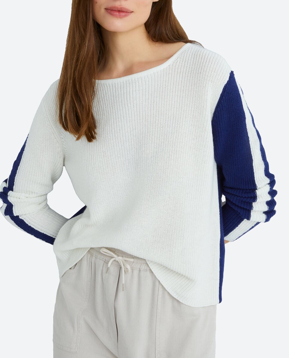 Imagen 0 de Jersey de manga larga con escote cuadrado mujer