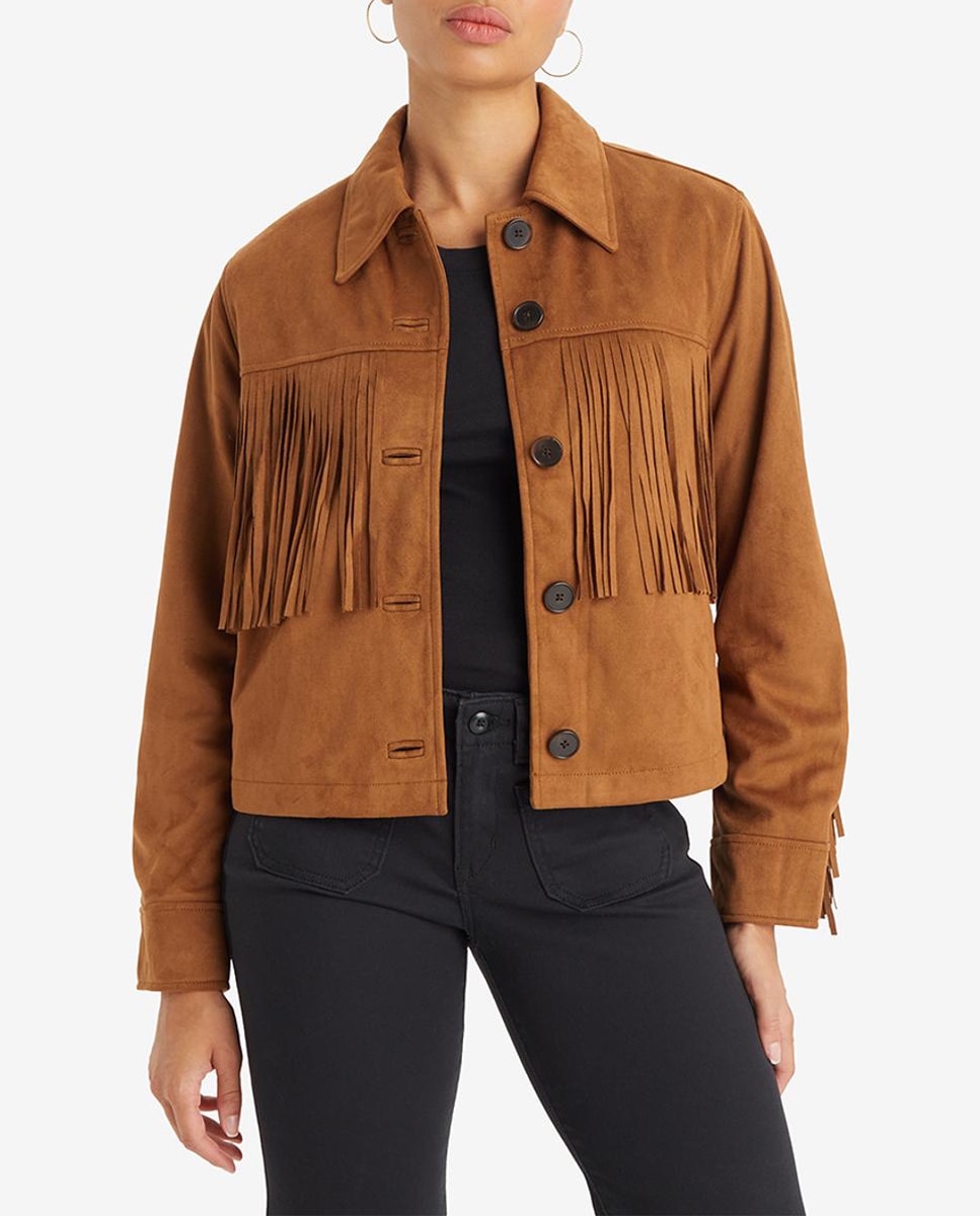 Imagen 0 de Chaqueta de mujer con flecos