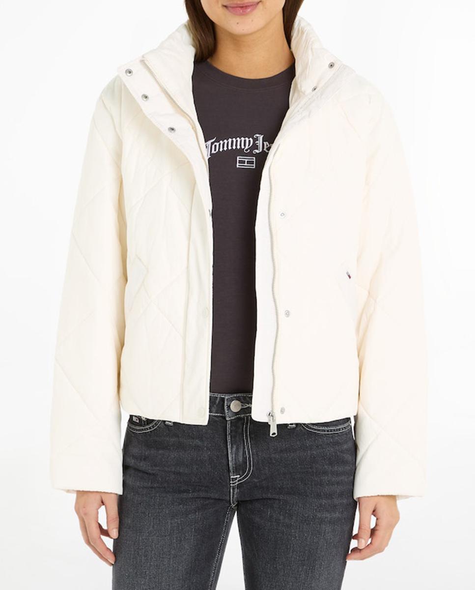 Imagen 0 de Chaqueta de mujer guateada de cuello alto