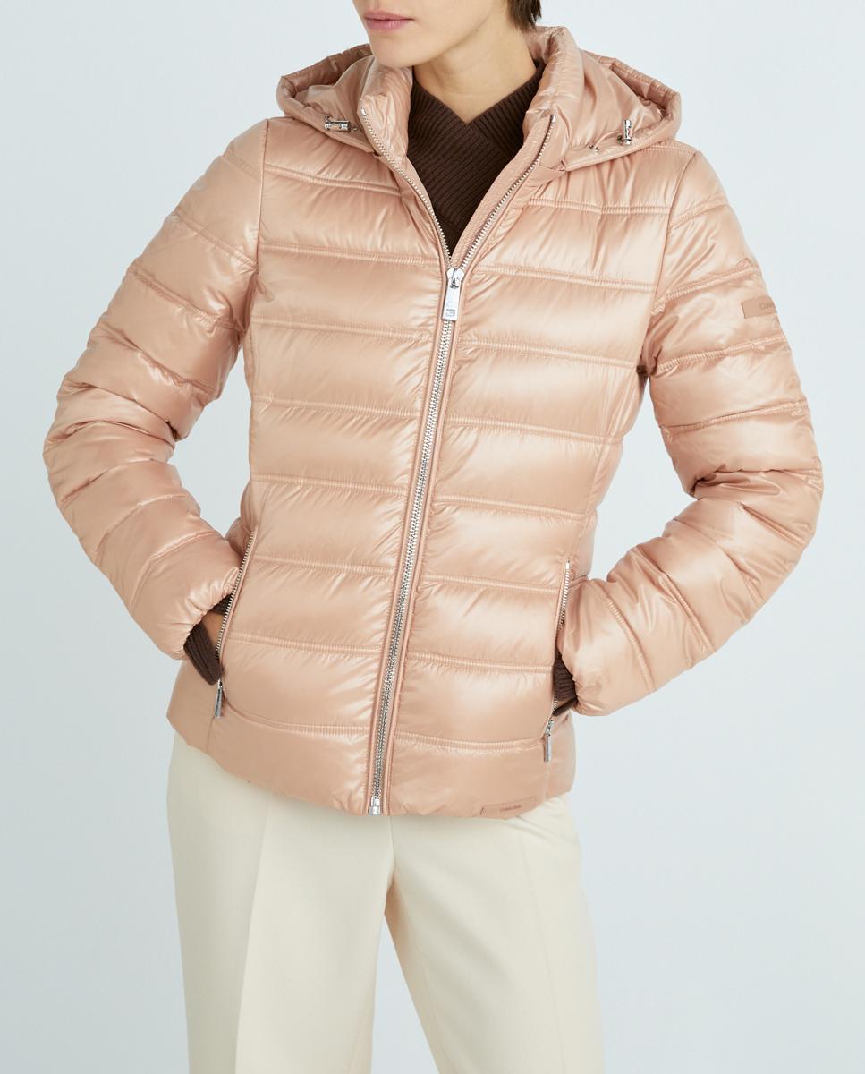 Imagen 0 de Chaqueta básica de mujer en color rosa con capucha