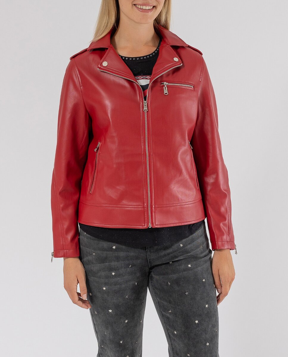 Imagen 0 de Chaqueta motera ecopiel