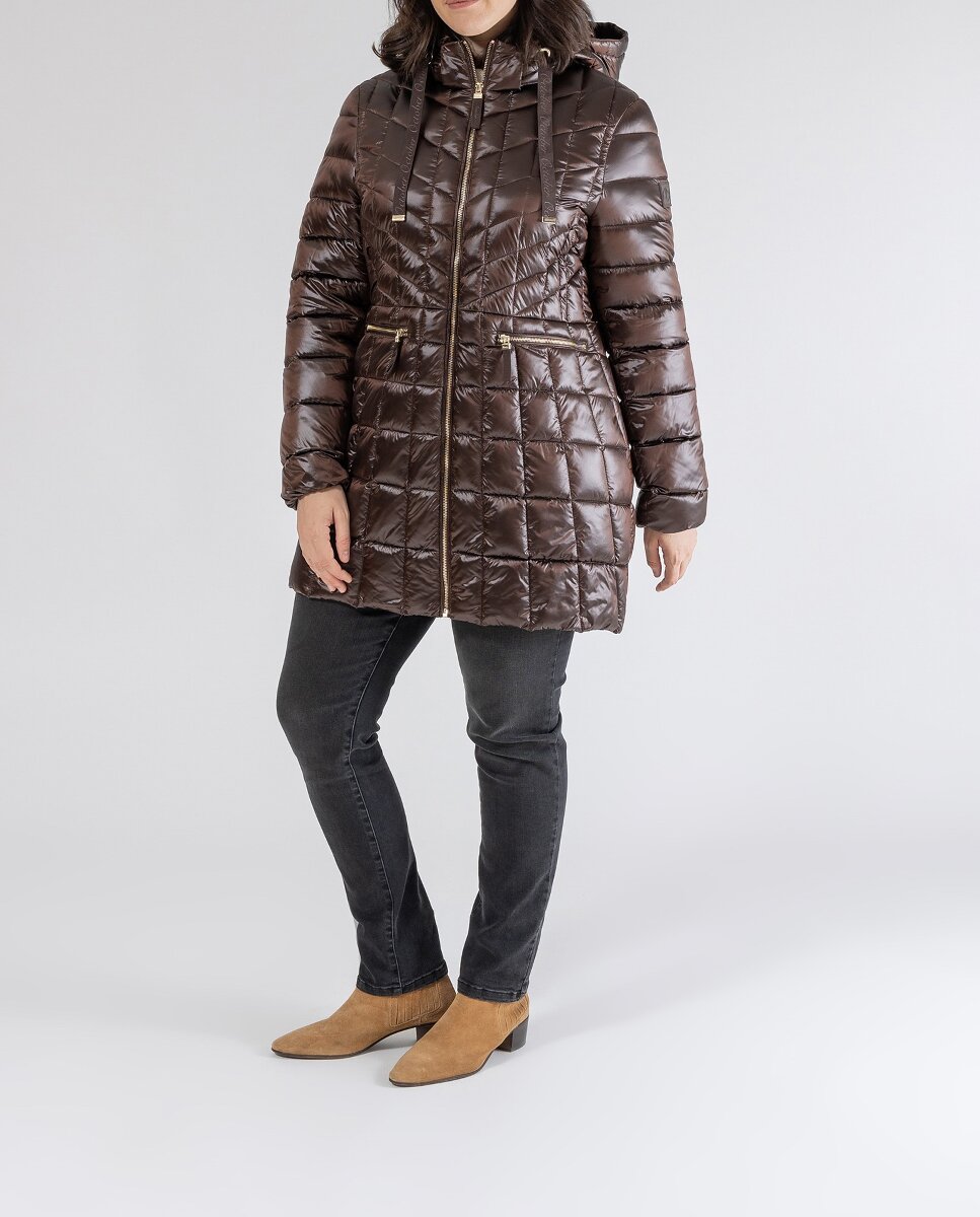 Imagen 0 de Parka larga con capucha