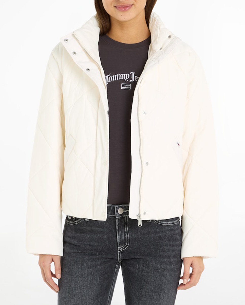 Imagen 0 de Chaqueta de mujer guateada de cuello alto