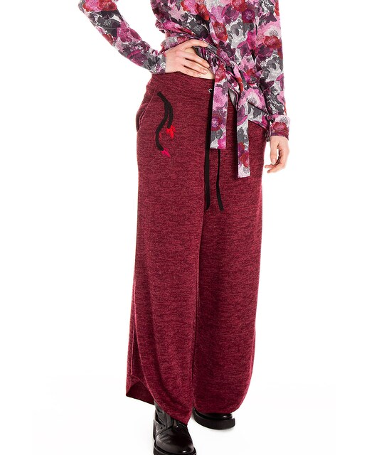 Imagen 0 de Pantalón de mujer en tricot con cinturilla elástica