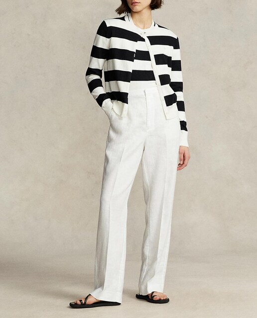 Imagen 0 de Pantalones de mujer fluidos de lino