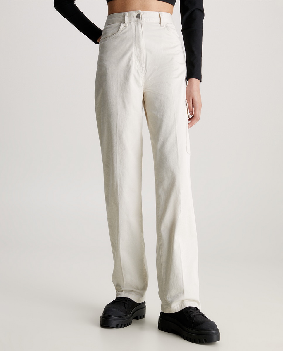 Imagen 0 de Pantalon mujer recto talle alto