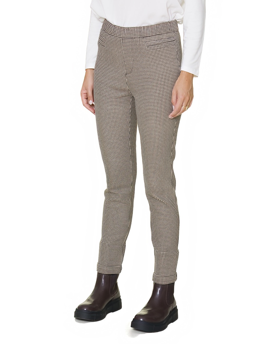 Imagen 0 de Pantalón microcuadro Gris