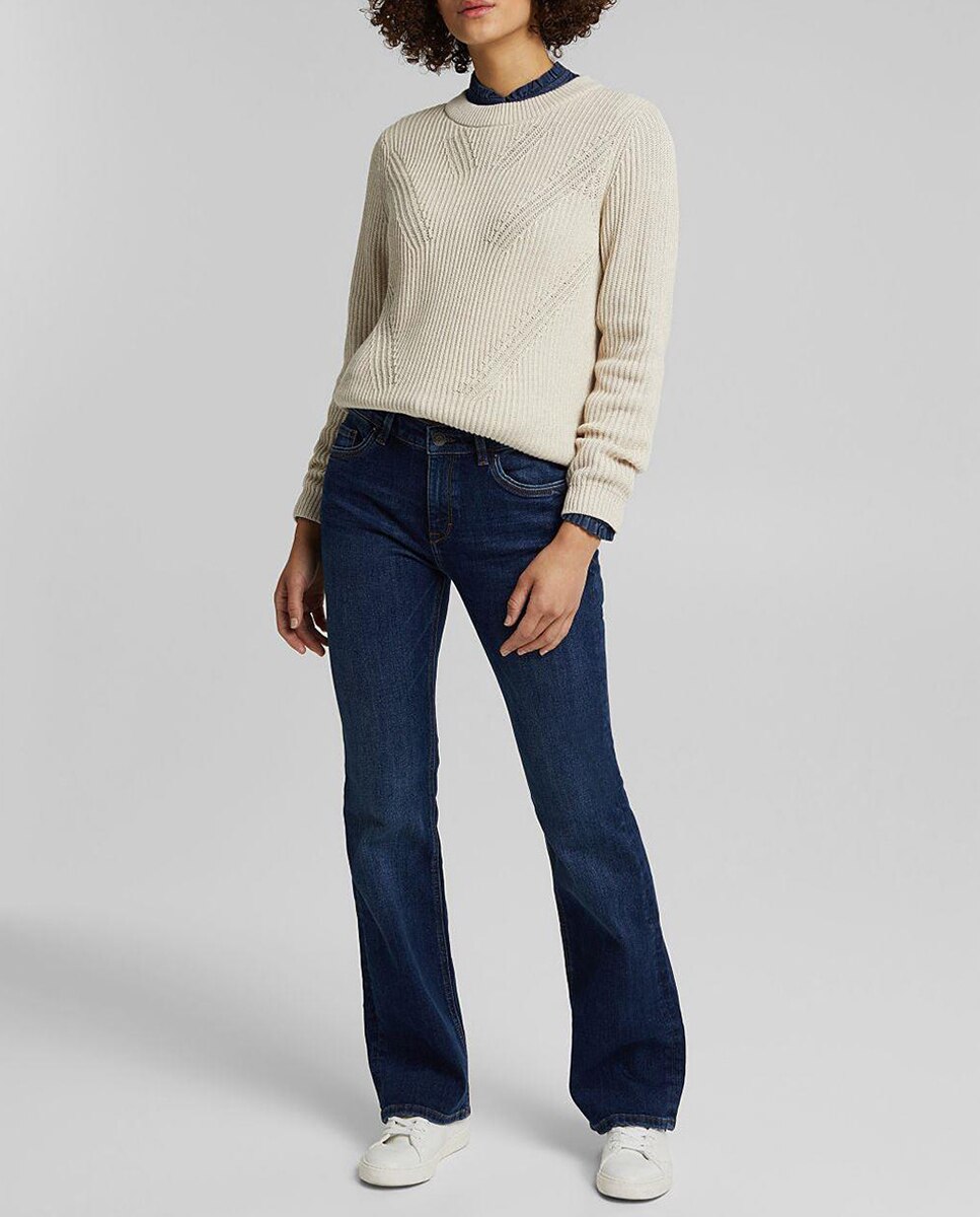 Imagen 0 de Vaquero de mujer bootcut fit cintura media