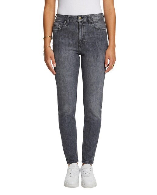Imagen 0 de Vaqueros de mujer slim fit 5 bolsillos con algodón reciclado